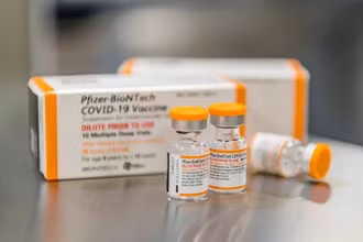 Vaccine ngừa Covid-19 dành cho trẻ em của Pfizer/BioNTech. (Ảnh: Reuters)