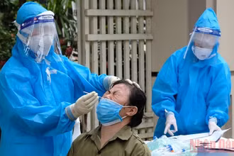 Mê Linh thần tốc truy vết ổ dịch Tiến Thắng