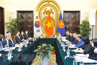Quang cảnh buổi tham vấn. (Ảnh: Minh Đức/TTXVN)