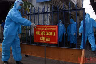 Nhiều ấp, khu vực có F0 được cách ly y tế.