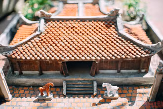 Gìn giữ dấu tích xưa từ những mô hình tiểu cảnh