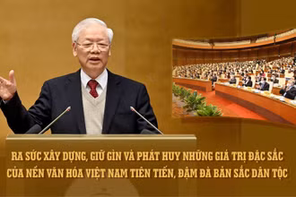 Ra sức xây dựng, giữ gìn và phát huy những giá trị đặc sắc của nền văn hóa Việt Nam tiên tiến, đậm đà bản sắc dân tộc