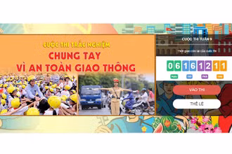 Bạn Châu Thành Nghĩa đoạt giải Nhất tuần tám thi trắc nghiệm “Chung tay vì an toàn giao thông”
