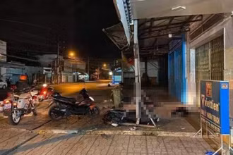 Hiện trường vụ tai nạn. (Ảnh: CTV)