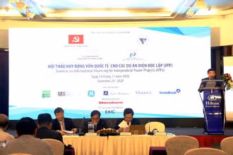 Hội thảo huy động vốn quốc tế cho các dự án điện độc lập.