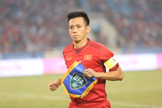 Văn Quyết trong màu áo Đội tuyển Quốc gia năm 2018. (Ảnh: MINH KHANG)