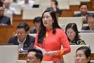 Đại biểu Quốc hội Nguyễn Thị Thủy (Đoàn đại biểu Quốc hội tỉnh Bắc Kạn).