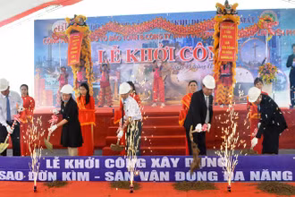 Lễ khởi công xây dựng các công trình du lịch tại vùng ven biển Bạc Liêu.
