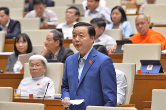 Bộ trưởng Tài nguyên và Môi trường Trần Hồng Hà.