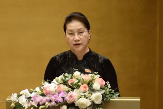 Đồng chí Nguyễn Thị Kim Ngân, Ủy viên Bộ Chính trị, Chủ tịch Quốc hội.