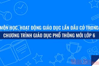 Môn học lần đầu xuất hiện trong chương trình lớp 6