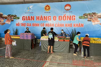 “Gian hàng 0 đồng” giúp người nghèo