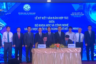 Đại học Quốc gia TP Hồ Chí Minh và Bộ Khoa học và Công nghệ ký kết hợp tác chiến lược phát triển tài sản trí tuệ giai đoạn 2021- 2025.