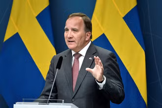 Ông Stefan Lofven. Ảnh: Reuters