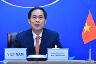 Bộ trưởng Ngoại giao Bùi Thanh Sơn . (Ảnh: Bộ Ngoại giao)