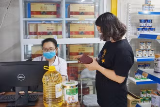 Siêu thị Công đoàn tại quận Long Biên Hà Nội.
