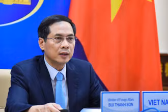 Bộ trưởng Ngoại giao Bùi Thanh Sơn. (Ảnh: Báo Thế giới và Việt Nam)