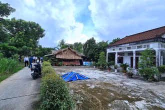 Khu vực tạm phong tỏa y tế có gia đình Trí sinh sống ở ấp Tân Hiệp, xã An Xuyên, TP Cà Mau, tỉnh Cà Mau.
