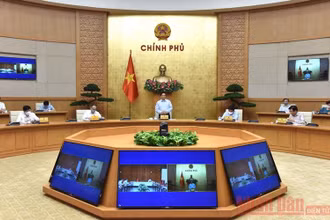 Toàn cảnh buổi làm việc. (Ảnh: TRẦN HẢI)
