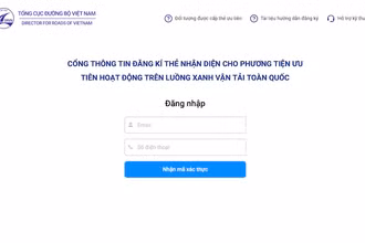 Sự cố hệ thống "luồng xanh" vận tải toàn quốc đã được khắc phục.