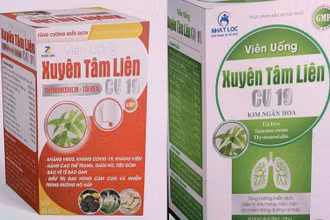 Hình ảnh 2 sản phẩm giả mạo. 