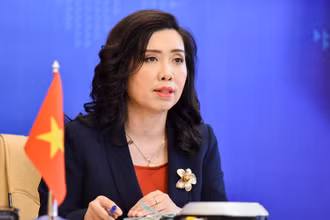 Người phát ngôn Bộ Ngoại giao Việt Nam Lê Thị Thu Hằng. (Ảnh: Bộ Ngoại giao)