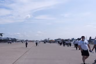 Một góc Triển lãm MAKS-2021.