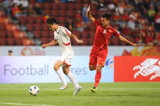 U23 Việt Nam từng phải dừng bước tại VCK U23 châu Á 2020 sau trận thua Triều Tiên 1-2. (Ảnh: VOV)