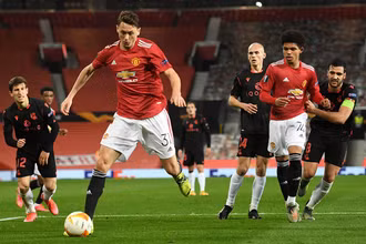 Man Utd có trận hoà 0-0 trước Real Sociedad nhưng vẫn đoạt vé đi tiếp với tổng tỷ số 4-0 sau hai lượt đấu. (Ảnh: Getty Images)