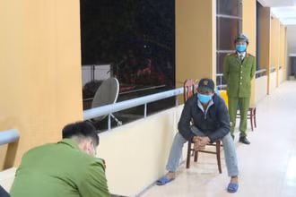Phạm Văn Tr. tại Cơ quan công an.