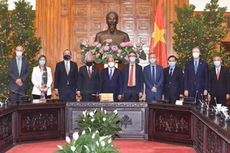 Thủ tướng tiếp Đại sứ, Trưởng đại diện các tổ chức LHQ tại Việt Nam