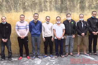 Các đối tượng liên quan vụ bắt giữ người trái pháp luật, cưỡng đoạt tài sản.