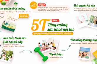 Bí kíp 5T+ dễ nhớ sẽ giúp bạn tăng cường sức khỏe nội tại tốt hơn.