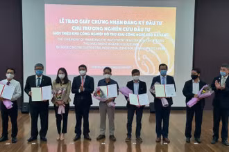 Trao Giấy chứng nhận đăng ký đầu tư, Chủ trương nghiên cứu đầu tư cho các dự án đầu năm mới 2021.