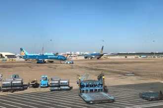 Sân bay Tân Sơn Nhất.