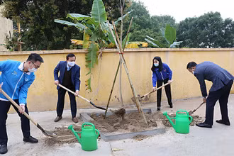 T.Ư Đoàn TNCS Hồ Chí Minh, Thành đoàn Hà Nội và các đơn vị liên quan tham gia trồng cây hưởng ứng Tháng Thanh niên năm 2021 và Tết trồng cây xuân Tân Sửu. 