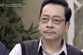 NSND Hoàng Dũng trong phim "Về nhà đi con".