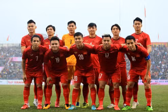 ĐT Việt Nam giữ vị thế số 1 Đông - Nam Á trên BXH FIFA. (Ảnh: VFF)