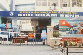 Bệnh viện Phụ sản Hải Phòng tạm ngừng tiếp nhận bệnh nhân