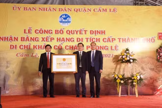 Di chỉ khảo cổ Chăm Phong Lệ (Đà Nẵng) trở thành Di tích cấp thành phố.