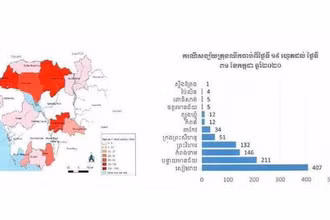 Tình hình lây lan bệnh Chikungunya tại Campuchia. (Ảnh: Fresh News)