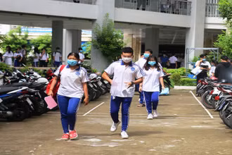 Thí sinh tỉnh An Giang trong Kỳ tốt nghiệp THPT 2020.