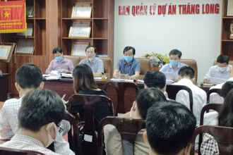BQL dự án Thăng Long và BQL dự án 7 tổ chức gặp mặt các nhà thầu.