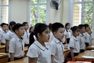 Học sinh tiểu học (Ảnh: DUY LINH)