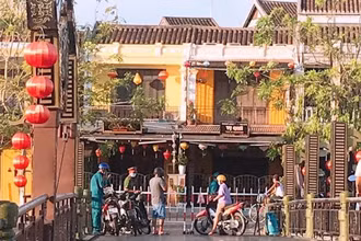 Hội An lập nhiều chốt kiểm soát dịch trên địa bàn thành phố. 
