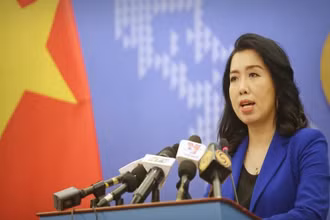 Người phát ngôn Bộ Ngoại giao Lê Thị Thu Hằng.