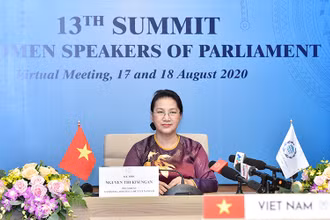 Chủ tịch Quốc hội Nguyễn Thị Kim Ngân dự Hội nghị Nữ Chủ tịch Quốc hội lần thứ 13.