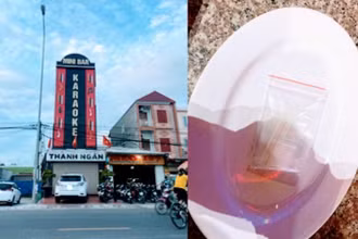 Quán karaoke Thành Ngân cùng số ma túy thu giữ. (Ảnh: Công an cung cấp)