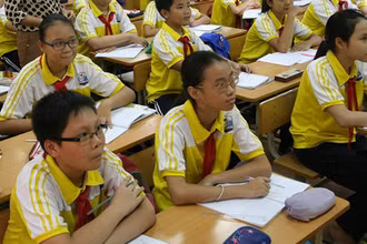 Học sinh THCS (Ảnh minh hoạ: DUY LINH)
