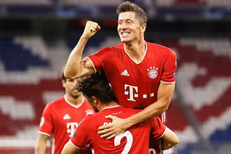 Lewandowski đã ghi 53 bàn sau 44 trận ở mọi đấu trường mùa này, nhiều nhất trong năm giải đấu hàng đầu châu Âu.